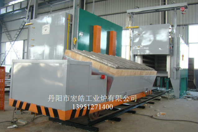 可傾斜式臺(tái)車爐